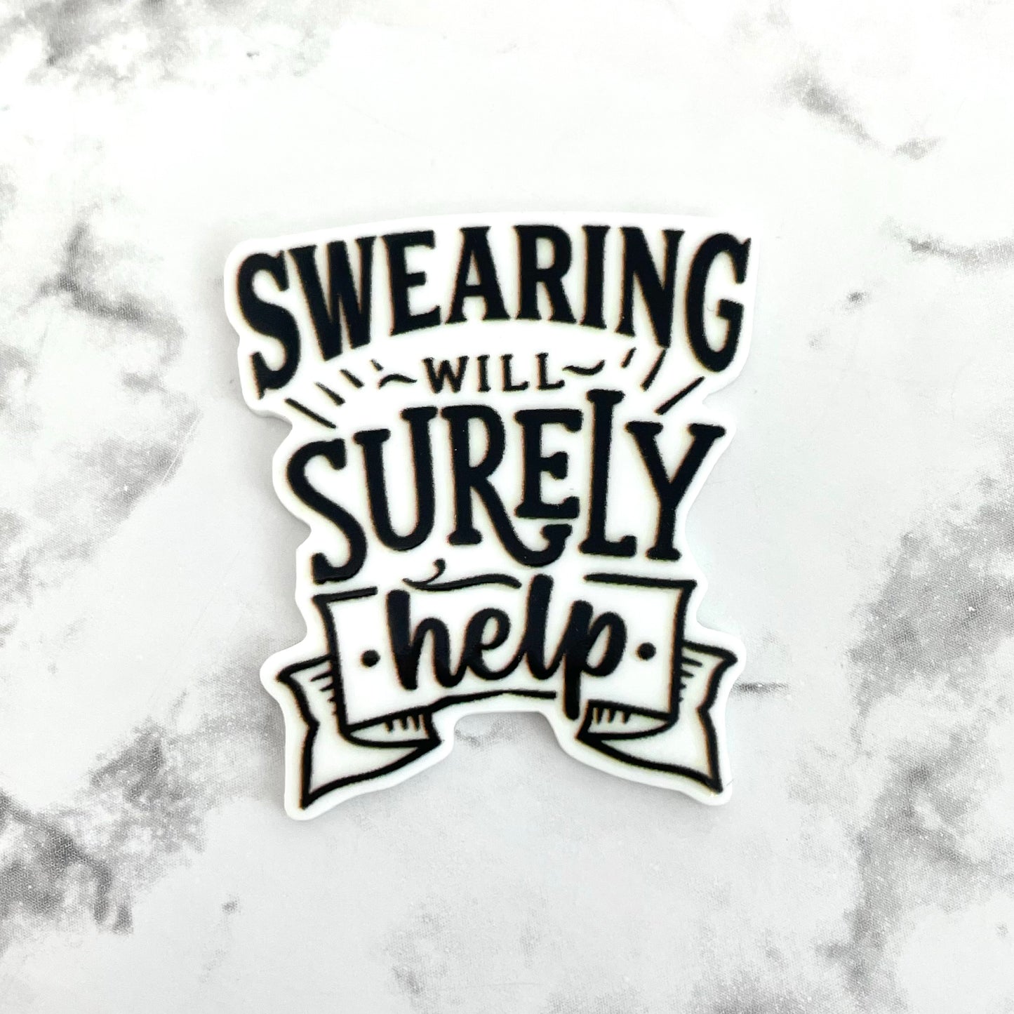 Swearing Will Surely Help Planar Resin Flatback