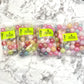 20mm Crackle Acrylic Bubblegum Bead Scoops