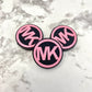 MmmK Circle Silicone Focal Bead