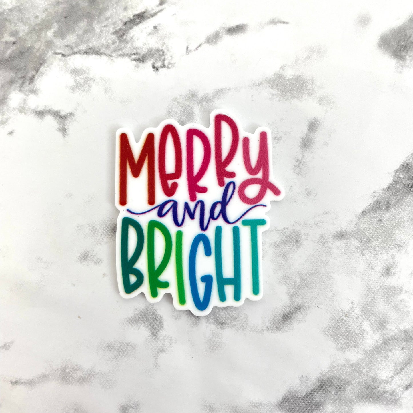 Merry and Bright Planar Resin Flatback