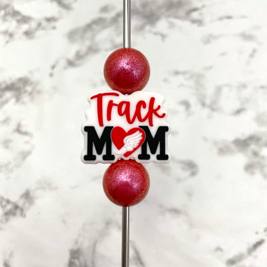 Track Mom Silicone Focal Bead