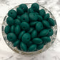 12mm Lentil Silicone Beads - Atrovirens