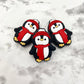 Winter Penguin Silicone Focal Bead