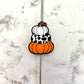 Pumpkin Stack Silicone Focal Bead