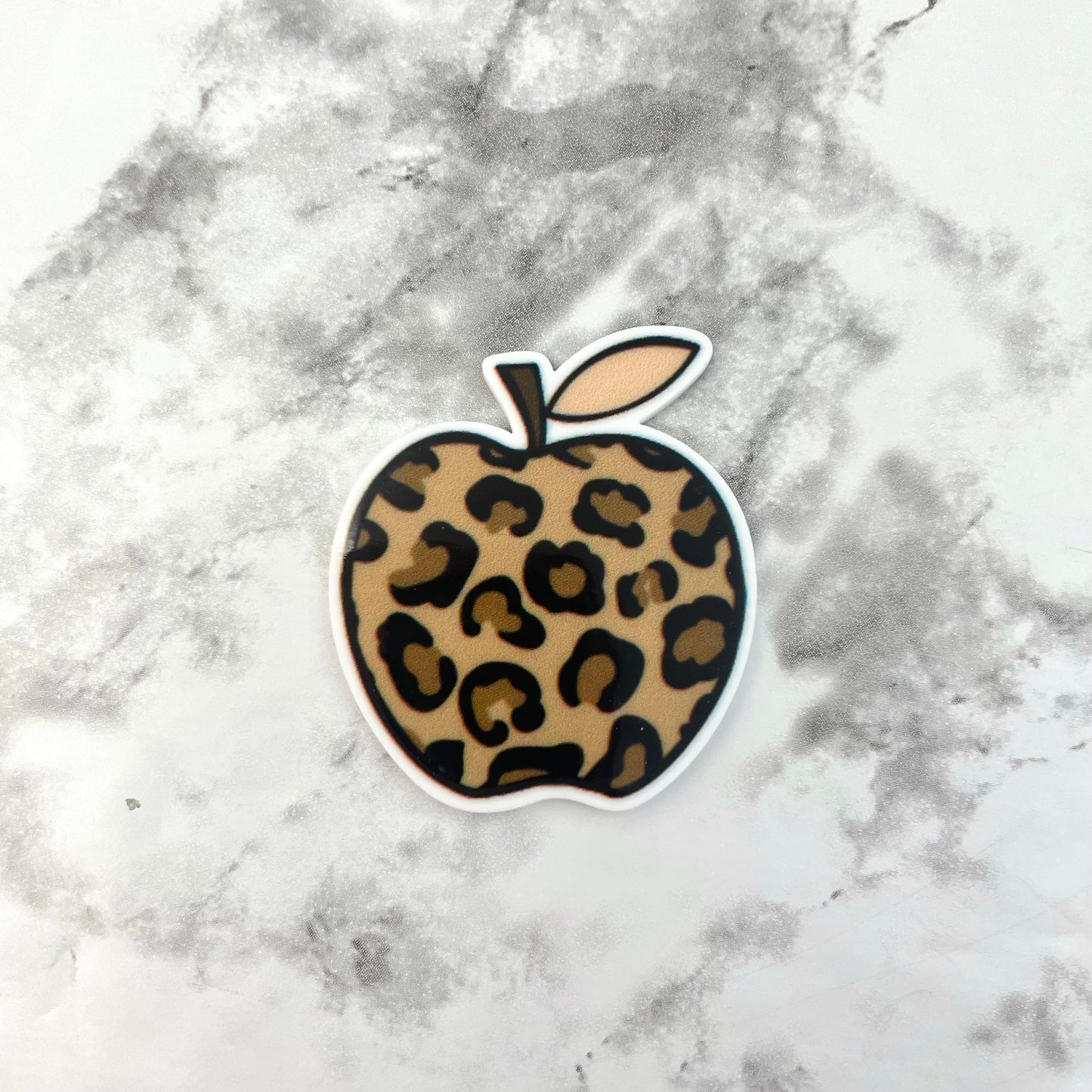 Leopard Apple Planar Resin Flatback