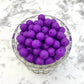 9mm Round Silicone Beads - Lavender