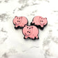 Money Pig Soft PVC Focal Bead