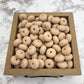 14mm Abacus Silicone Beads - Oatmeal