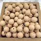 12mm Round Silicone Beads - Oatmeal