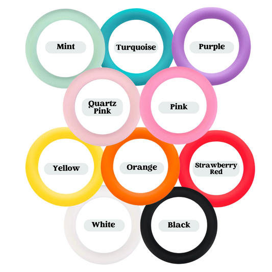 65mm Solid Color Silicone Rings