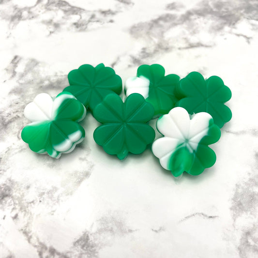 Shamrock Silicone Focal Bead