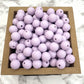 12mm Round Silicone Beads - Lavender Fog