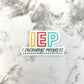 IEP (I Encourage Progress) Planar Resin Flatback