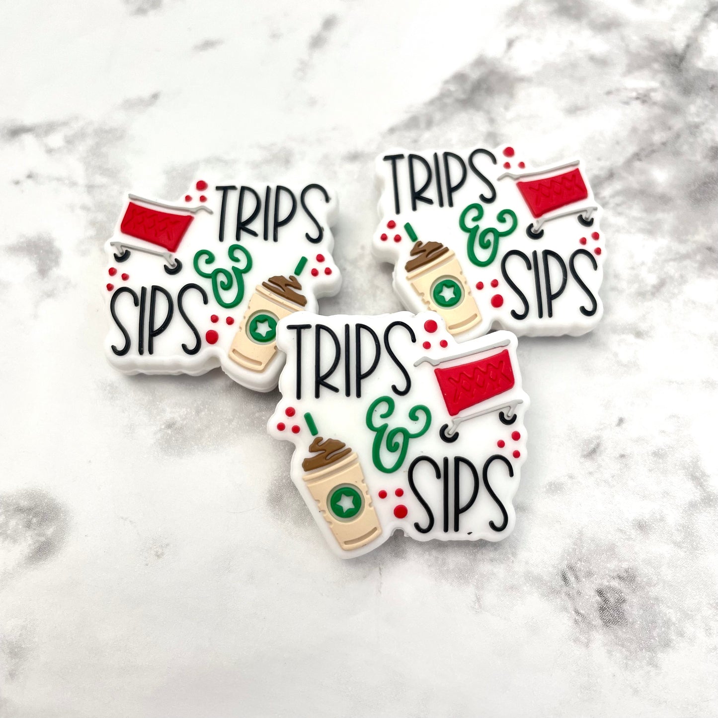 Trips & Sips Silicone Focal Bead