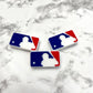 Baseball Club Silicone Focal Bead