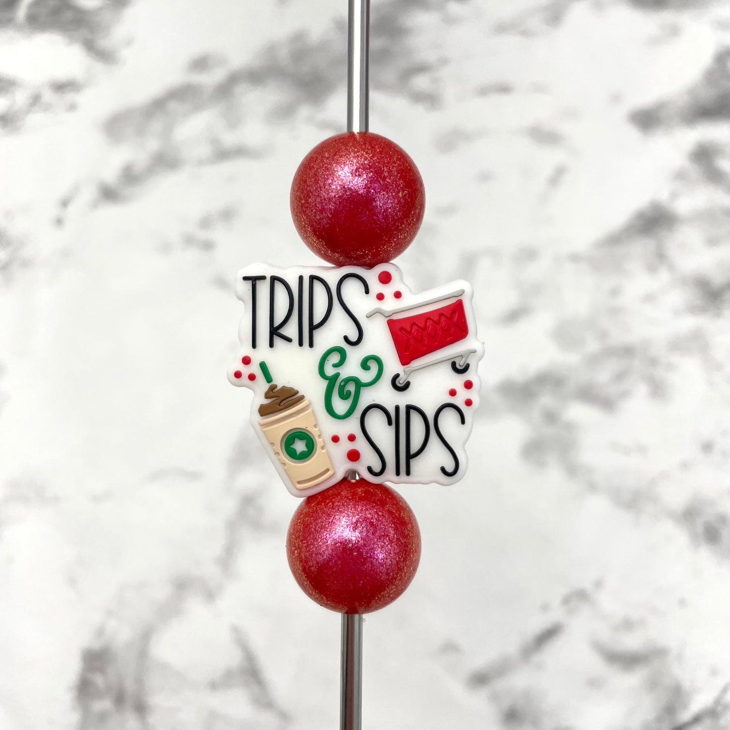 Trips & Sips Silicone Focal Bead