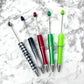 Christmas Beadable Pen Pack - 5 Pens