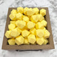 Hex 14mm Silicone Beads - Butter Yellow