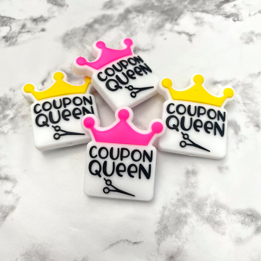 Coupon Queen Silicone Focal Bead