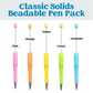 Classic Solids Beadable Pen Pack (5 Pens)