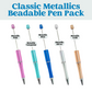 Classic Metallics Beadable Pen Pack (5 Pens)