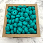 14mm Abacus Silicone Beads - Emerald