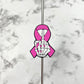 F Cancer Silicone Focal Bead