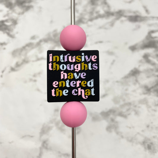 Intrusive Thoughts Silicone Focal Bead