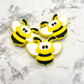 Bumble Bee Silicone Focal Bead