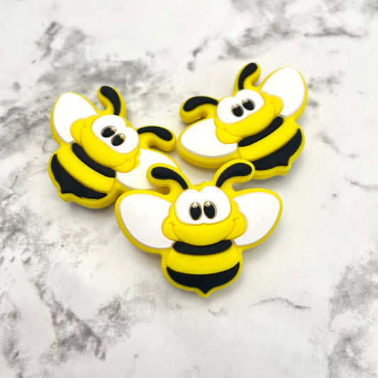 Bumble Bee Silicone Focal Bead