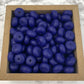 14mm Abacus Silicone Beads - Navy