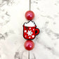 Snowflake Mug Silicone Focal Bead