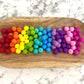 Rainbow Silicone Bead Packs (100pcs)