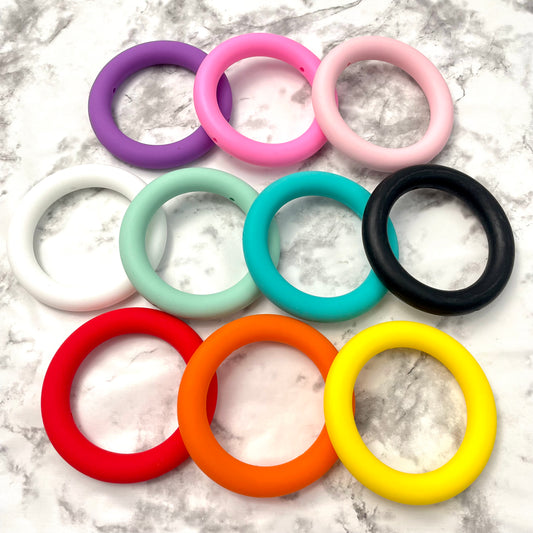 65mm Solid Color Silicone Rings