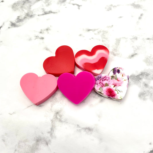 Heart Silicone Focal Bead