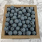 12mm Round Silicone Beads - Dark Gray