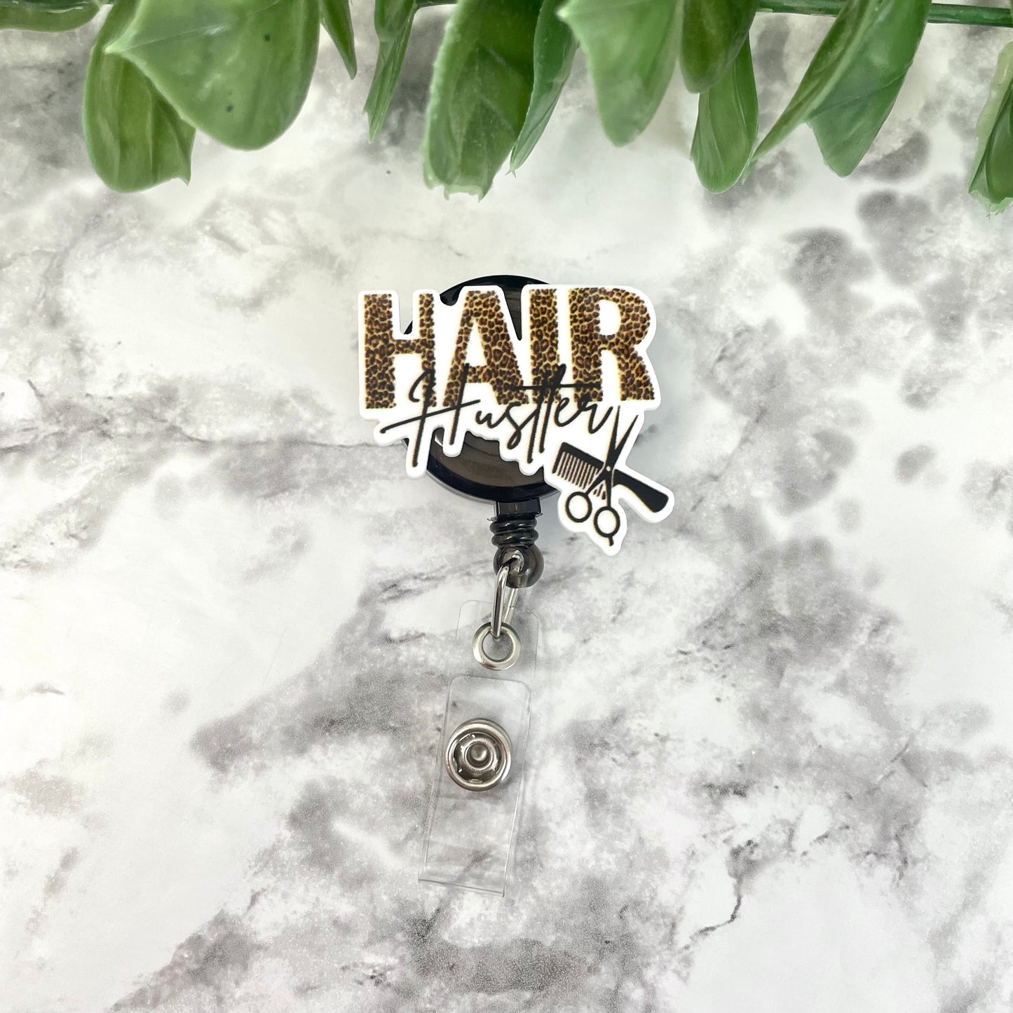 Hair Hustler Planar Resin Flatback