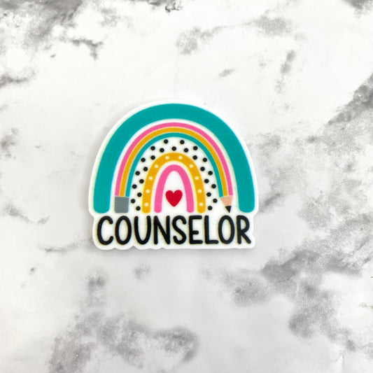 Counselor Rainbow Planar Resin Flatback