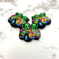 Groovy Aliens Silicone Focal Bead