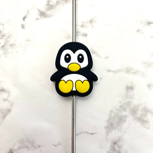 Penguin Silicone Focal Bead