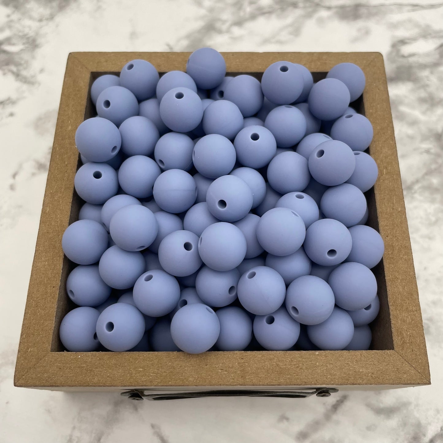 12mm Round Silicone Beads - Serenity