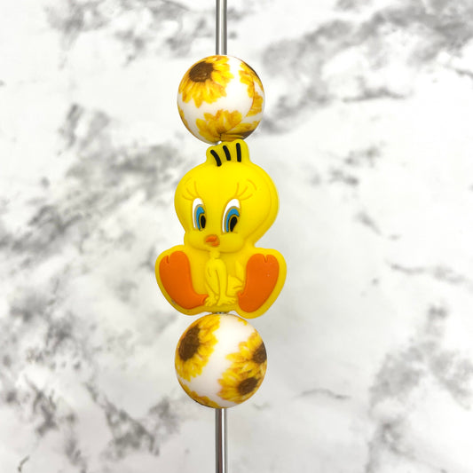 Sweety Bird Silicone Focal Bead