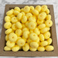 14mm Abacus Silicone Beads - Butter Yellow