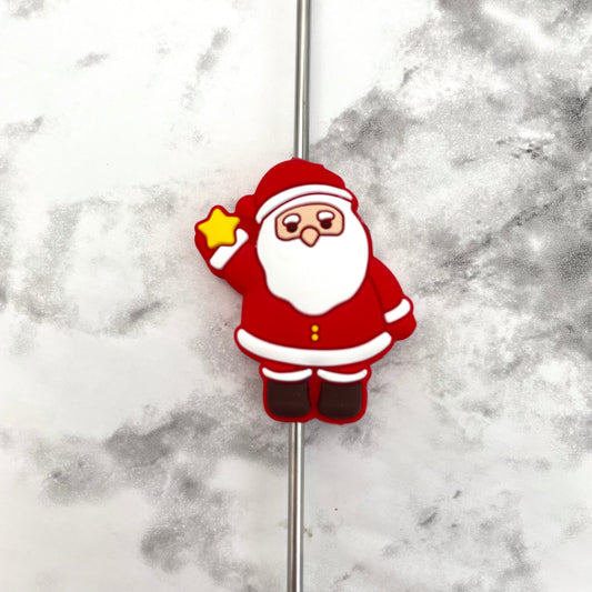 Santa Silicone Focal Bead