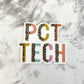 PCT Tech Leopard Words Planar Resin Flatback