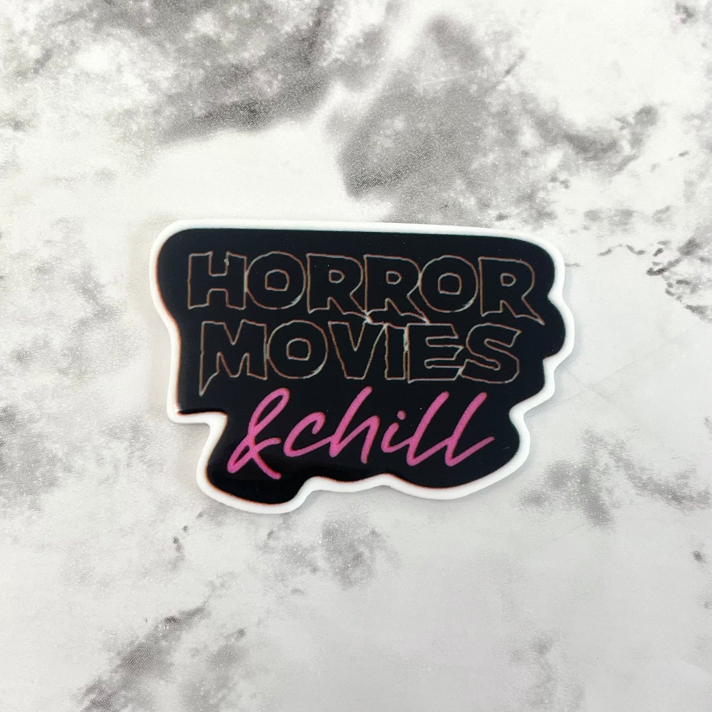 Horror Movies & Chill Planar Resin Flatback