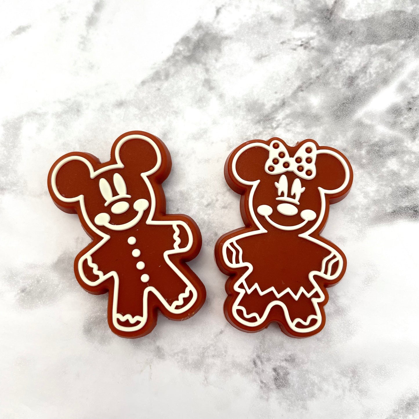 Gingerbread Mouse Silicone Focal Bead