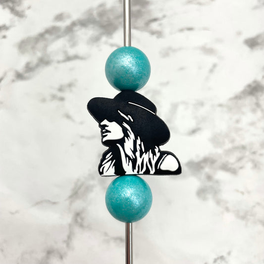 Ranch Cowgirl Silicone Focal Bead