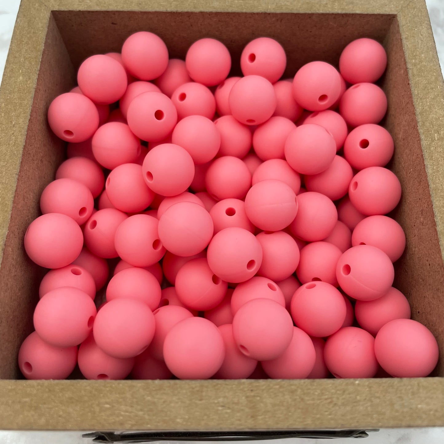 12mm Round Silicone Beads - Sakura