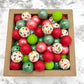 15mm Round Silicone Bead Pack - Christmas Party Lights (50pcs)